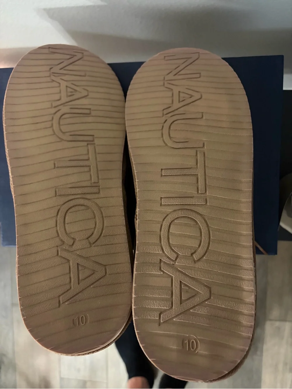 Nautica Men's Size 10 Tan Suede Chukka Boots - Lace-Up Casual